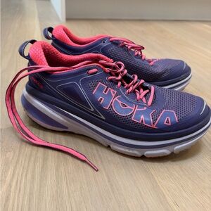 Hoka Bondi Women's Purple and Pink Athletic Shoes